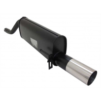 Escape Deportivo 1 X 90mm Rl-Design - Opel Corsa D Typ:D 1.0 / 1.2 / 1.4 / 1.3 Cdti / 1.7 Cdti