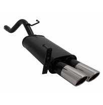 Escape Deportivo 2 X 76mm Sr-Design - Opel Corsa D Typ:D 1.0 / 1.2 / 1.4 / 1.3 Cdti / 1.7 Cdti - Requiero Cortar Paragolpes