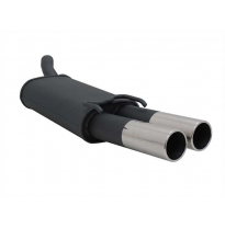 Escape Deportivo 2 X 76mm M-Design - Opel Tigra  Typ:A/S93 1.4 16v / 1.6 16v