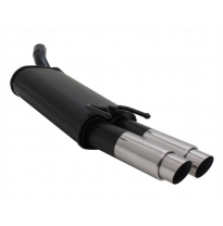 Escape Deportivo 2 X 76mm Gp-Design - Opel Tigra  Typ:A/S93 1.4 16v / 1.6 16v