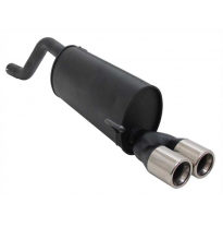 Escape Deportivo 2 X 76mm M-Design - Alfa Romeo Mito  Typ:955 1.4 Tb / 1.6 Jtd Bj. 09/2009 -