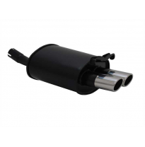 Escape Deportivo 2 X 76mm Sr-Design - Slk-Klasse Typ:R170 200 / 200k / 230 / 230k Requiere Cortar Paragolpes