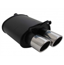 Escape Deportivo 2 X 90mm Sr-Design - Slk-Klasse Typ:R170 200 / 200k / 230 / 230k Requiere Cortar Paragolpes