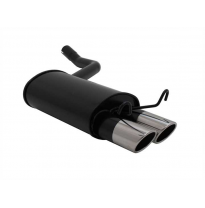 Escape Deportivo 2 X 76mm Sr-Design - 190e Typ:W201 1.8 / 2.0 / 2.3 Bj. 1982 - 1990 Excepto Diesel - Requiere Cortar Paragolpes