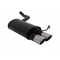 Escape Deportivo 2 X 76mm Ms-Design - 190e Typ:W201 1.8 / 2.0 / 2.3 Bj. 1982 - 1990 Excepto Diesel - Requiere Cortar Paragolpes