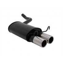 Escape Deportivo 2 X 76mm M-Design - 190e Typ:W201 1.8 / 2.0 / 2.3 Bj. 1982 - 1990 Excepto Diesel - Requiere Cortar Paragolpes