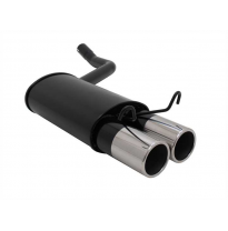 Escape Deportivo 2 X 90mm M-Design - 190e Typ:W201 1.8 / 2.0 / 2.3 Bj. 1982 - 1990 Excepto Diesel - Requiere Cortar Paragolpes