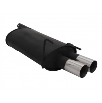 Escape Deportivo 2 X 76mm Rl-Design - C-Klasse Typ:W202 C180 / C200 / C220 / C240 / C200d / C200k / C230k Bj. 1993 - 2000 Requie