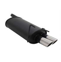 Escape Deportivo 2 X 76mm Sr-Design - C-Klasse Typ:W202 C180 / C200 / C220 / C240 / C200d / C200k / C230k Bj. 1993 - 2000 Requie