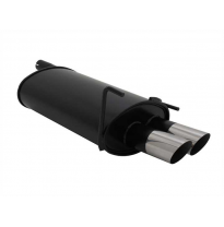 Escape Deportivo 2 X 76mm Ms-Design - C-Klasse Typ:W202 C180 / C200 / C220 / C240 / C200d / C200k / C230k Bj. 1993 - 2000 Requie