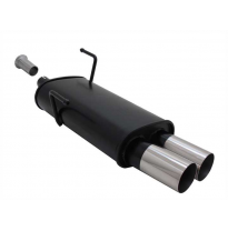 Escape Deportivo 2 X 76mm Rl-Design - 206 + 206cc Typ:2ac/2d 1.1 / 1.4 / 1.6 16v - Necesita Corte Paragolpes