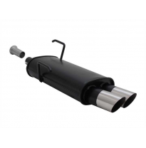 Escape Deportivo 2 X 76mm Ms-Design - 206 + 206cc Typ:2ac/2d 1.1 / 1.4 / 1.6 16v - Necesita Corte Paragolpes