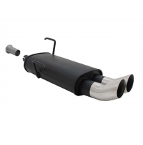 Escape Deportivo 2 X 76mm Dtm - 206 + 206cc Typ:2ac/2d 1.1 / 1.4 / 1.6 16v - Necesita Corte Paragolpes