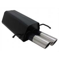 Escape Deportivo 2 X 76mm Sr-Design - Clk-Klasse Inkl. Cabrio Typ:W209 C200k / C200 Cgi / C240 (2.6l) / C280 (3.0l) / C320 / C22