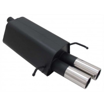 Escape Deportivo 2 X 76mm M-Design - Clk-Klasse Inkl. Cabrio Typ:W209 C200k / C200 Cgi / C240 (2.6l) / C280 (3.0l) / C320 / C220