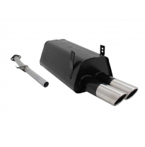 Escape Deportivo 2 X 76mm Sr-Design - Bmw E36 Limousine/Coupe/Cabrio/Touring Typ:3/B - 3/C - 3/B 316i / 318i Excepto 318is