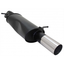 Escape Deportivo 1 X 90mm Rl-Design - Citroen C3 + Pluriel Typ: 1.1 / 1.4 / 1.4 16v / 1.6 16v / 1.4 Hdi / 1.6 Hdi Bj. 02/2002 -