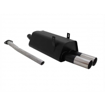 Escape Deportivo 2 X 76mm Rl-Design - Bmw E36 Limousine/Coupe/Cabrio/Touring Typ:3/B - 3/C - 3/B 320i / 320i 24v / 323i