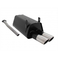 Escape Deportivo 2 X 76mm Sr-Design - Bmw E36 Limousine/Coupe/Cabrio/Touring Typ:3/B - 3/C - 3/B 320i / 320i 24v / 323i