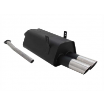 Escape Deportivo 2 X 76mm Ms-Design - Bmw E36 Limousine/Coupe/Cabrio/Touring Typ:3/B - 3/C - 3/B 320i / 320i 24v / 323i