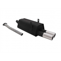 Escape Deportivo 2 X 76mm M-Design - Bmw E36 Limousine/Coupe/Cabrio/Touring Typ:3/B - 3/C - 3/B 320i / 320i 24v / 323i