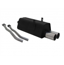 Escape Deportivo 2 X 76mm Rl-Design - Bmw E36 Limousine/Coupe/Cabrio/Touring Typ:3/B - 3/C - 3/B 325i Excepto Ix