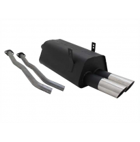 Escape Deportivo 2 X 76mm Ms-Design - Bmw E36 Limousine/Coupe/Cabrio/Touring Typ:3/B - 3/C - 3/B 325i Excepto Ix