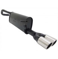 Escape Deportivo 2 X 76mm Sr-Design - Seat Ibiza Typ:6j/6p 1.0 / 1.0 Tsi / 1.2 / 1.2 Tsi / 1.4 / 1.4 Tsi / 1.6 / 1.2 Tdi / 1.6 T