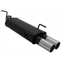 Escape Deportivo 2 X 76mm Rl-Design - Opel Vectra B Limousine + Caravan Typ:B/J96 1.6 / 1.8 / 2.0 / 2.0 Diesel - Valido 16v - No