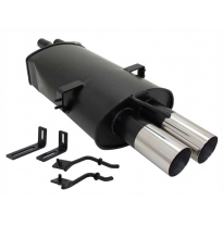 Escape Deportivo 2 X 76mm Rl-Design - Bmw E46 Limousine + Coupe + Touring Typ: 320i / 320ci / 325i / 325ci / 330i / 330ci / 330d