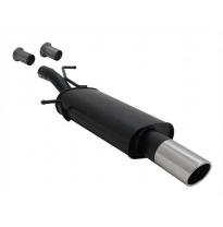 Escape Deportivo 1 X 90mm Sr-Design - Citroen C4 + Coupe Typ: 1.4 / 1.6 16v / 2.0 16v / 1.6 Hdi / 2.0 Hdi Bj. 02/2002 -