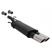 Escape Deportivo 2 X 76mm Sr-Design - Citroen C4 + Coupe Typ: 1.4 / 1.6 16v / 2.0 16v / 1.6 Hdi / 2.0 Hdi Bj. 02/2002 -