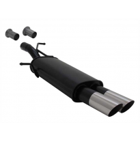 Escape Deportivo 2 X 76mm Ms-Design - Citroen C4 + Coupe Typ: 1.4 / 1.6 16v / 2.0 16v / 1.6 Hdi / 2.0 Hdi Bj. 02/2002 -