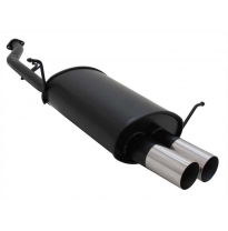 Escape Deportivo 2 X 76mm Rl-Design - Bmw E36 Compact Typ:3/C G 316i Bj. - 1999 75kw Requiere Corte Paragolpes