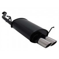 Escape Deportivo 2 X 76mm Sr-Design - Bmw E36 Compact Typ:3/C G 316i Bj. - 1999 75kw Requiere Corte Paragolpes