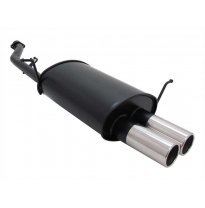 Escape Deportivo 2 X 76mm M-Design - Bmw E36 Compact Typ:3/C G 316i Bj. - 1999 75kw Requiere Corte Paragolpes