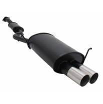 Escape Deportivo 2 X 76mm Rl-Design - Bmw E36 Compact Typ:3/C G 316i 1.9/ 318ti Bj. - 2001  &quot;316i Solo Motor M44&quot; Requiere Corte