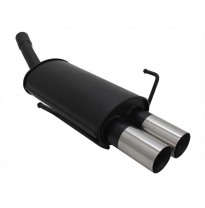 Escape Deportivo 2 X 76mm Rl-Design - Opel Astra H Typ:A-H 1.4 16v / 1.6 16v / 1.8 16v / 1.7 Cdti / 1.9 Cdti  Requiere Corte Par