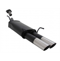 Escape Deportivo 2 X 76mm Ms-Design - Opel Astra G Coupe Typ:G/T98 1.6 16v / 1.8 16v / 2.0 16v - Conexión Escape Brida-Tornillo