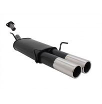 Escape Deportivo 2 X 90mm M-Design - Opel Astra G Coupe Typ:G/T98 1.6 16v / 1.8 16v / 2.0 16v - Conexión Escape Brida-Tornillo