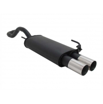 Escape Deportivo 2 X 76mm Rl-Design - Vw Polo Iv + Facelift Typ:6n/6n2 1.0 / 1.1 / 1.2 / 1.3 / 1.4 / 1.4 16v / 1.6 / 1.6 Gti / 1