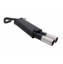 Escape Deportivo 2 X 76mm Rl-Design - Vw Polo V + Facelift Typ:9n/9n3 1.2 / 1.4 / 1.4 Tdi