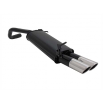 Escape Deportivo 2 X 76mm Sr-Design - Vw Polo V + Facelift Typ:9n/9n3 1.2 / 1.4 / 1.4 Tdi