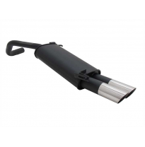 Escape Deportivo 2 X 76mm Ms-Design - Vw Polo V + Facelift Typ:9n/9n3 1.2 / 1.4 / 1.4 Tdi