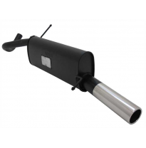 Escape Deportivo 1 X 76mm - Vw Polo 6r Typ:6r 1.2 / 1.2 Tsi / 1.4 / 1.4 Gti / 1.6 / 1.2 Tdi / 1.6 Tdi Para Paragolpes R-Line