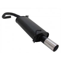 Escape Deportivo 1 X 76mm Rl-Design - Skoda Fabia Typ:6y2 1.2 / 1.4 / 1.4 Tdi