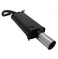 Escape Deportivo 1 X 90mm Rl-Design - Skoda Fabia Typ:6y2 1.2 / 1.4 / 1.4 Tdi