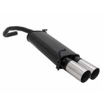 Escape Deportivo 2 X 90mm Rl-Design - Skoda Fabia Typ:6y2 1.2 / 1.4 / 1.4 Tdi