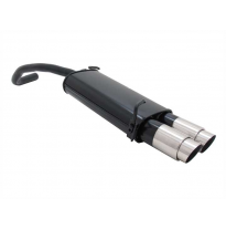 Escape Deportivo 2 X 90mm Gp-Design - Skoda Fabia Typ:6y2 1.2 / 1.4 / 1.4 Tdi