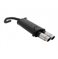 Escape Deportivo 2 X 76mm Gp-Design - Skoda Fabia Typ:6y2 1.2 / 1.4 / 1.4 Tdi